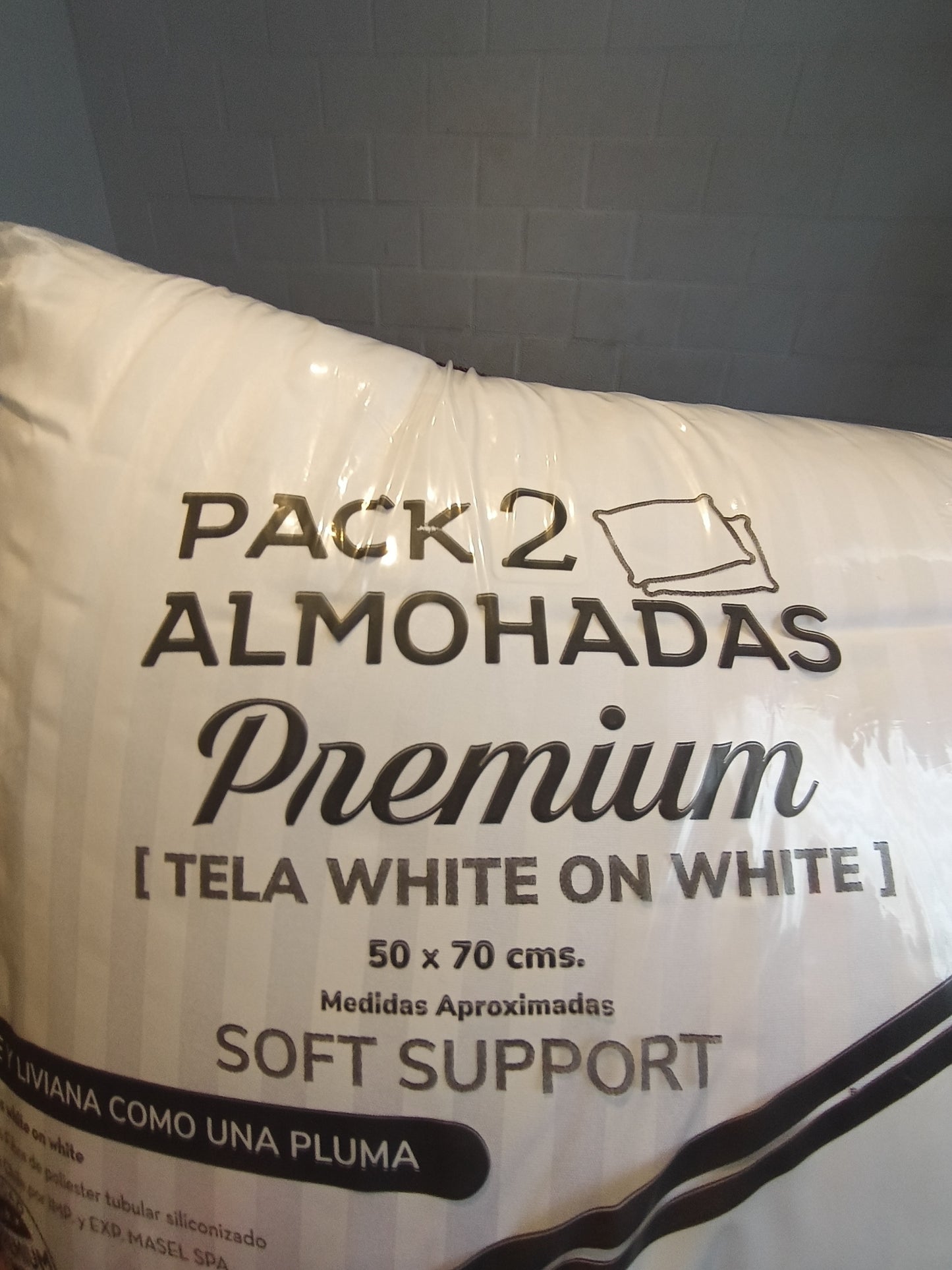 Almohadas  50 x 70 144 hilos premium