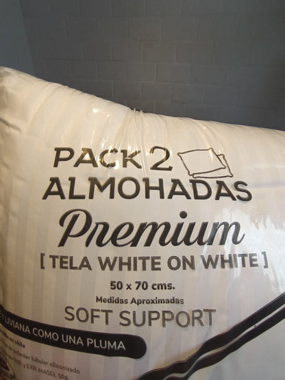 Almohadas  50 x 70 144 hilos premium